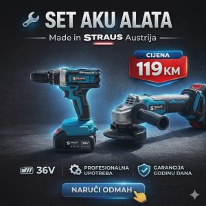 Set AKU Alata (brusilica, bušilica) 2/1